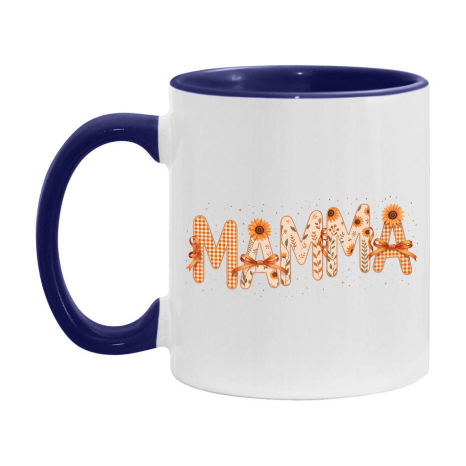 In Love With Fall Coffee Mug, Cozy Cute Autumn Coffee Cup, 11Oz Or 15Oz White Ceramic Mug