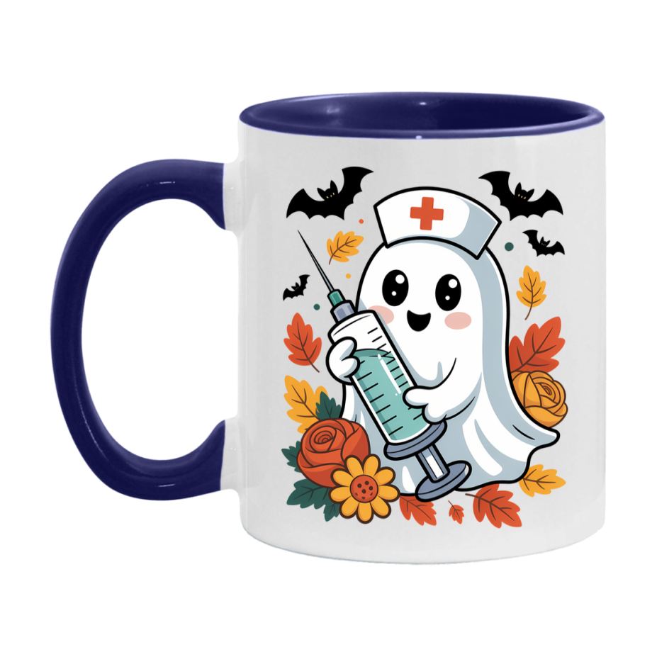 In Love With Fall Coffee Mug, Cozy Cute Autumn Coffee Cup, 11Oz Or 15Oz White Ceramic Mug
