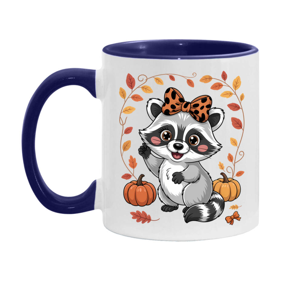 In Love With Fall Coffee Mug, Cozy Cute Autumn Coffee Cup, 11Oz Or 15Oz White Ceramic Mug