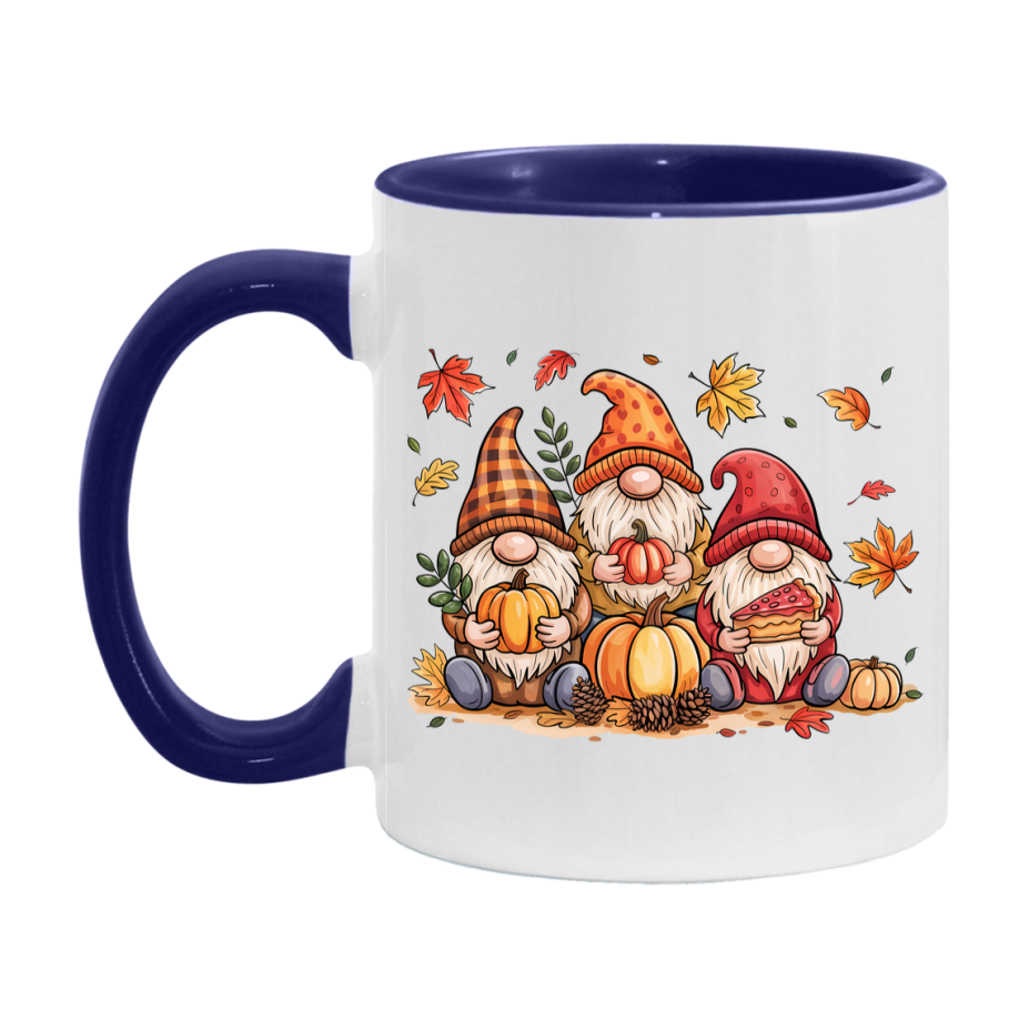 In Love With Fall Coffee Mug, Cozy Cute Autumn Coffee Cup, 11Oz Or 15Oz White Ceramic Mug