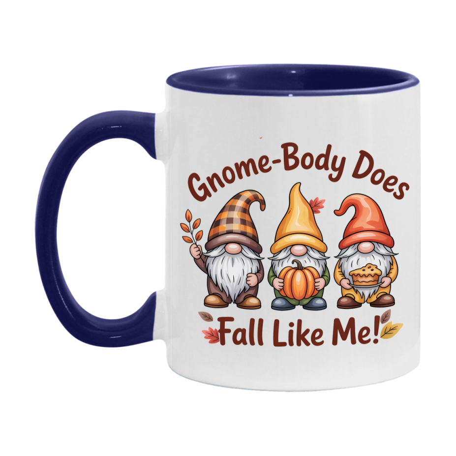 In Love With Fall Coffee Mug, Cozy Cute Autumn Coffee Cup, 11Oz Or 15Oz White Ceramic Mug