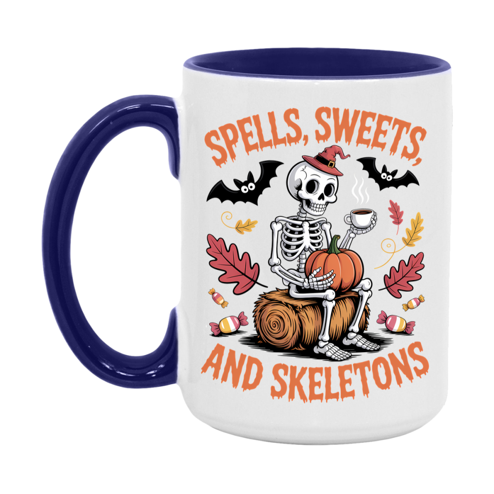 In Love With Fall Coffee Mug, Cozy Cute Autumn Coffee Cup, 11Oz Or 15Oz White Ceramic Mug