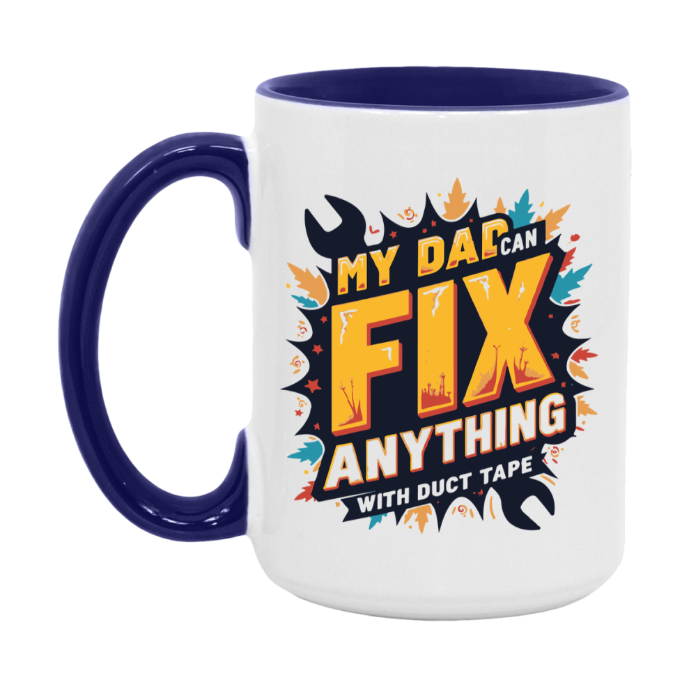 Dad Joke Coffee Mug, Funny Coffee Mug Gift For Dad, 11Oz Or 15Oz White Ceramic Cup