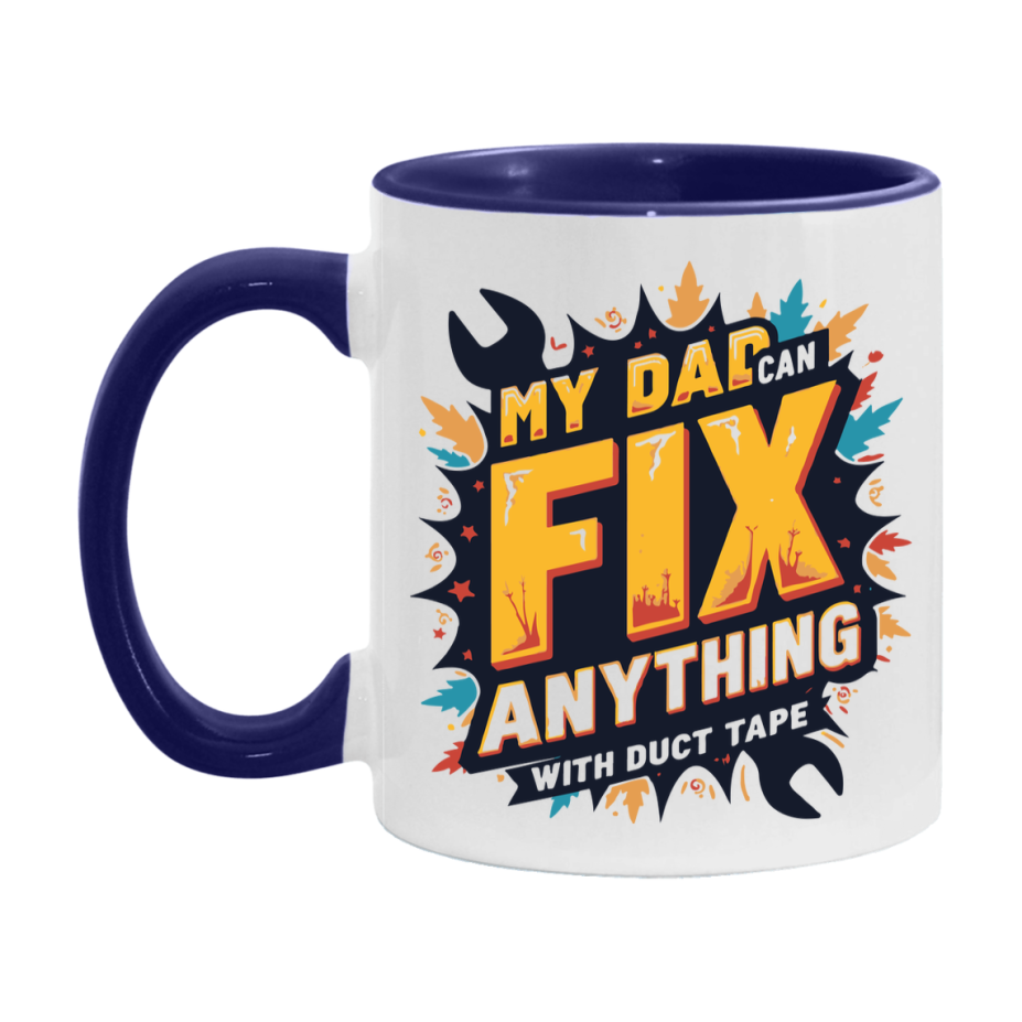 Dad Joke Coffee Mug, Funny Coffee Mug Gift For Dad, 11Oz Or 15Oz White Ceramic Cup