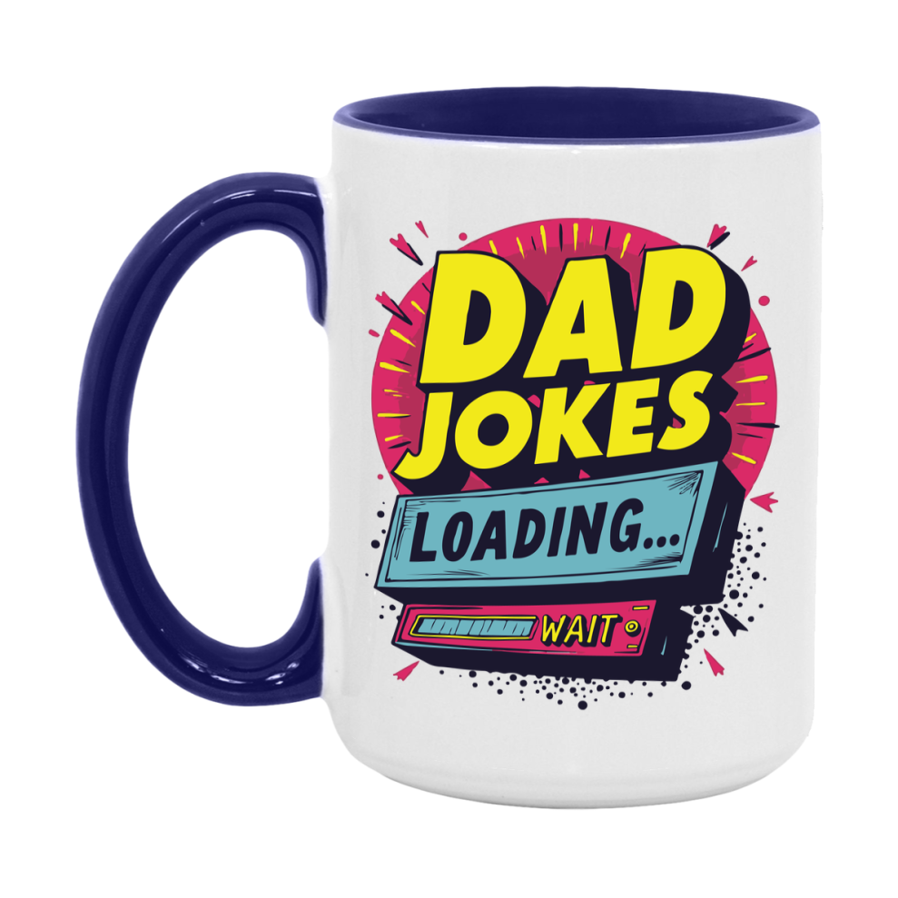 Dad Joke Coffee Mug, Funny Coffee Mug Gift For Dad, 11Oz Or 15Oz White Ceramic Cup