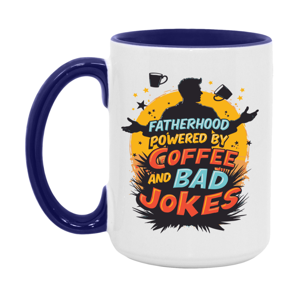 Dad Joke Coffee Mug, Funny Coffee Mug Gift For Dad, 11Oz Or 15Oz White Ceramic Cup