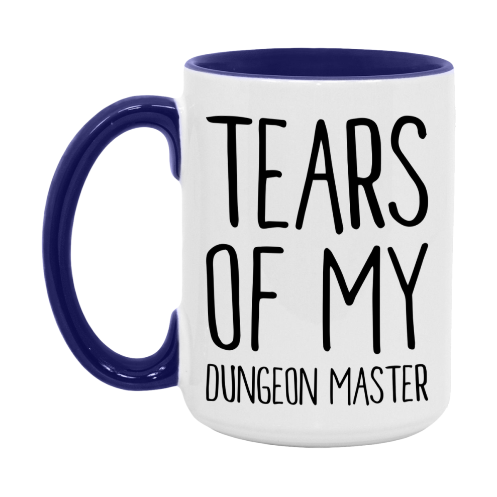 Dnd Dragon Masters Mug, Tears Of My Dungeon Master Coffee Mug, Rpg Gift