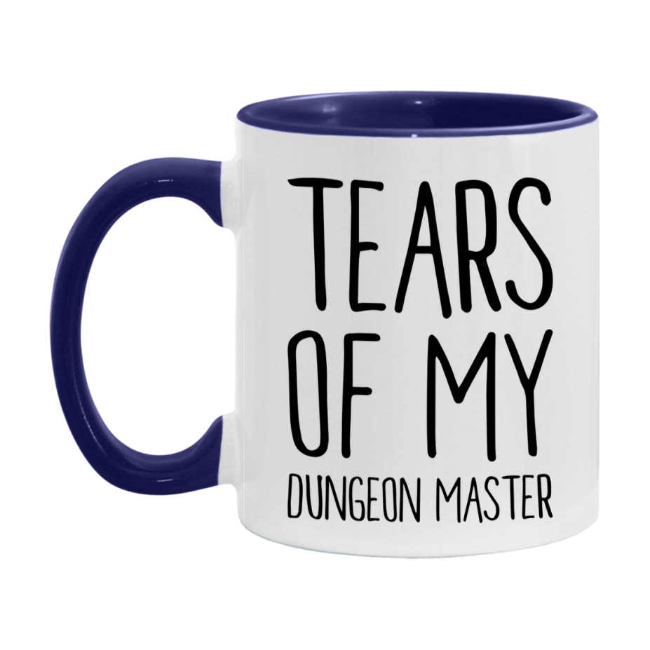 Dnd Dragon Masters Mug, Tears Of My Dungeon Master Coffee Mug, Rpg Gift