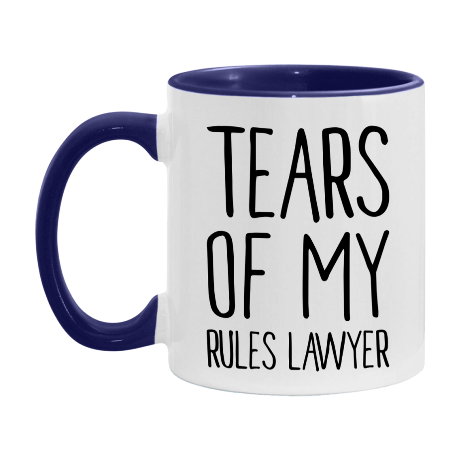 Dnd Dragon Masters Mug, Tears Of My Rules Lawyer Coffee Mug, Rpg Gift