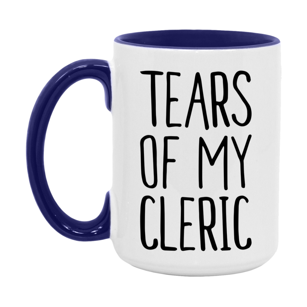 Dnd Dragon Masters Mug, Tears Of My Cleric Coffee Mug, Rpg Gift