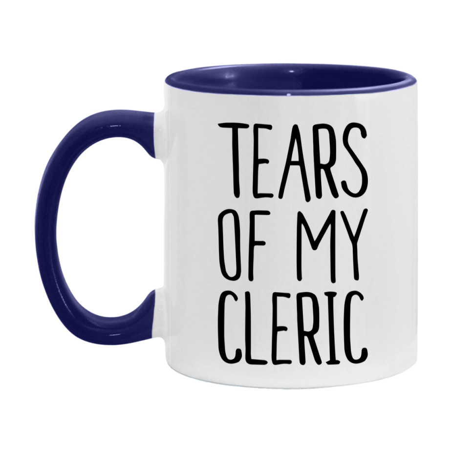 Dnd Dragon Masters Mug, Tears Of My Cleric Coffee Mug, Rpg Gift