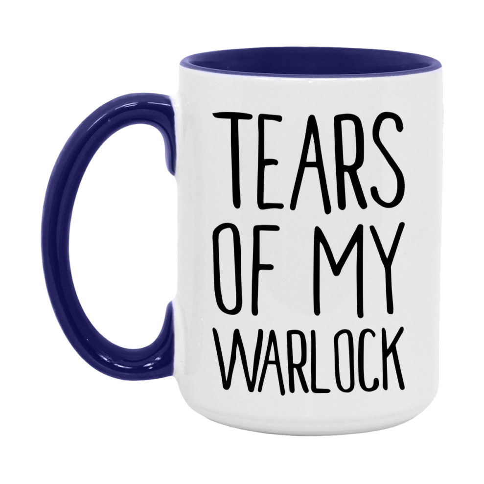 Dnd Dragon Masters Mug, Tears Of My Warlock Coffee Mug, Rpg Gift