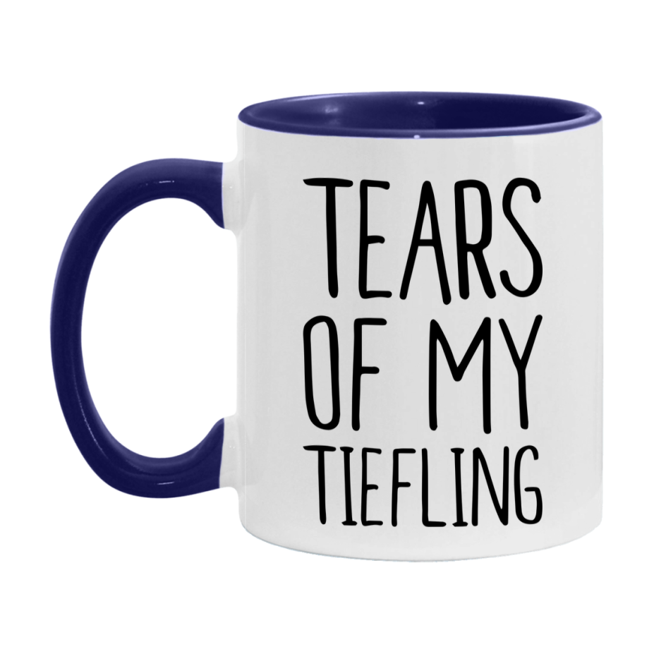 Dnd Dragon Masters Mug, Tears Of My Tiefling Coffee Mug, Rpg Gift