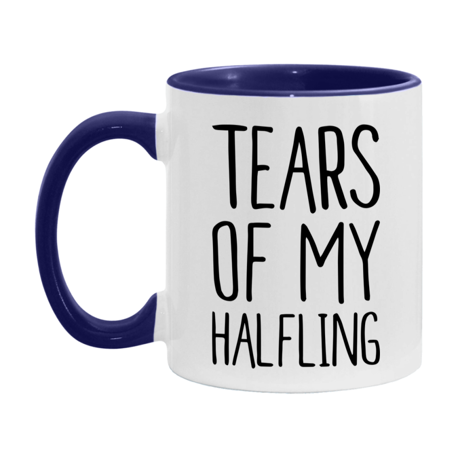 Dnd Dragon Masters Mug, Tears Of My Halfling Coffee Mug, Rpg Gift