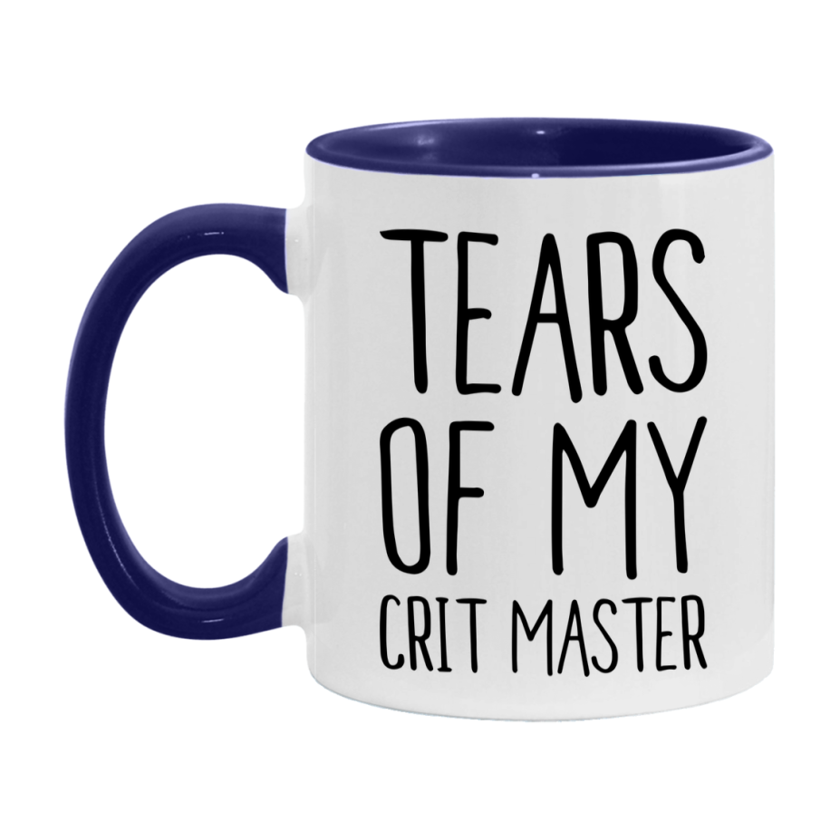 Dnd Dragon Masters Mug, Tears Of My Crit Master Coffee Mug, Rpg Gift