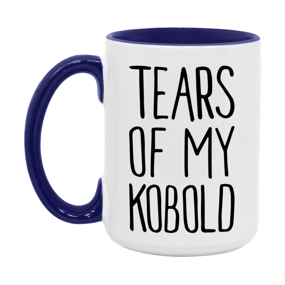 Dnd Dragon Masters Mug, Tears Of My Kobold Coffee Mug, Rpg Gift