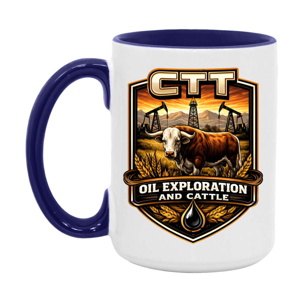 CTT Oil Exploration And Cattle Mug
