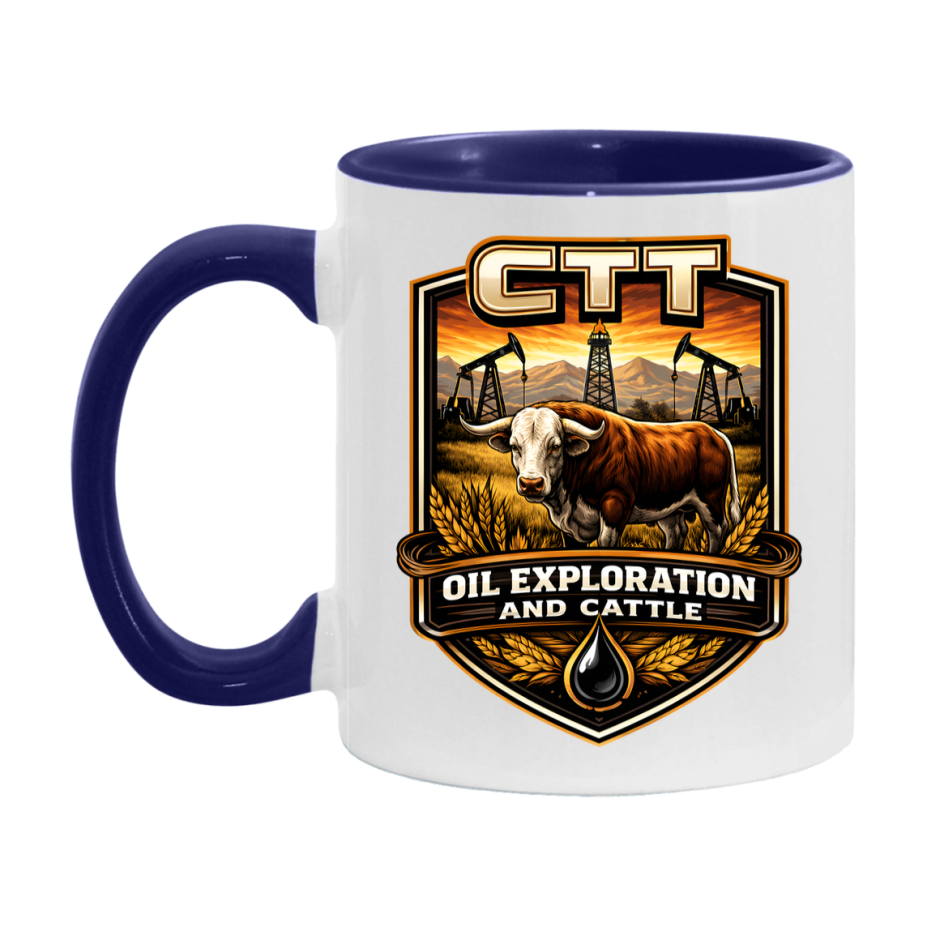 CTT Oil Exploration And Cattle Mug