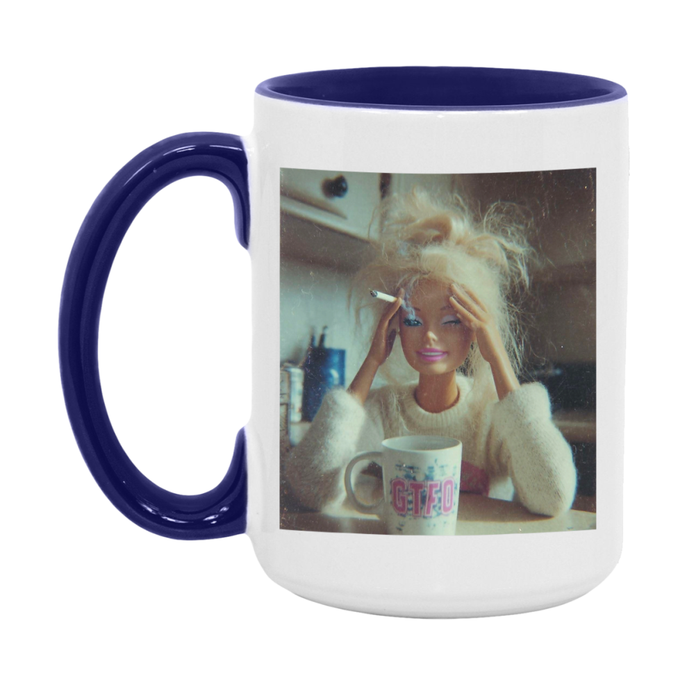 Disgusted Doll Face Mug, Funny Doll Face Meme Coffee Cup