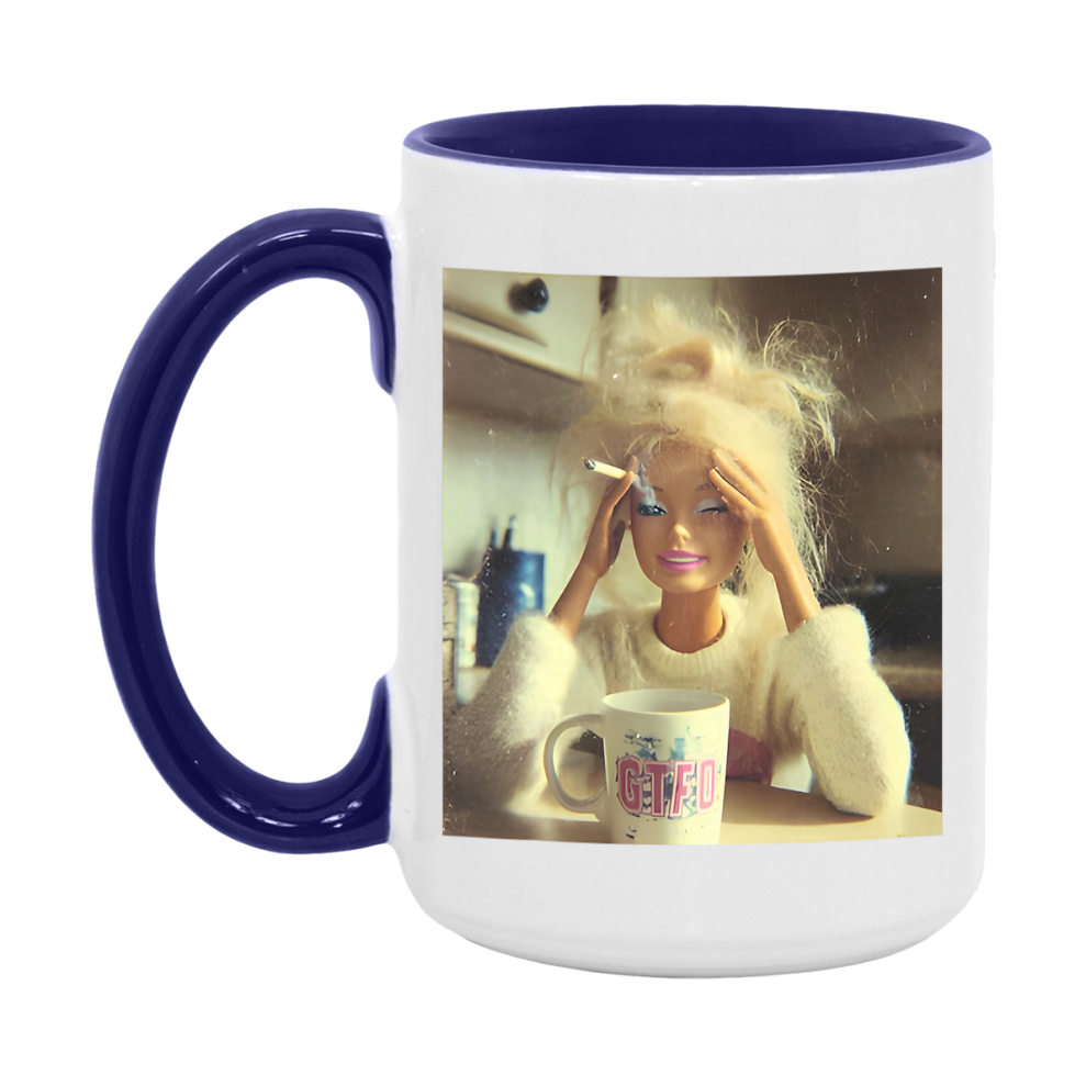 Disgusted Doll Face Mug, Funny Doll Face Meme Coffee Cup