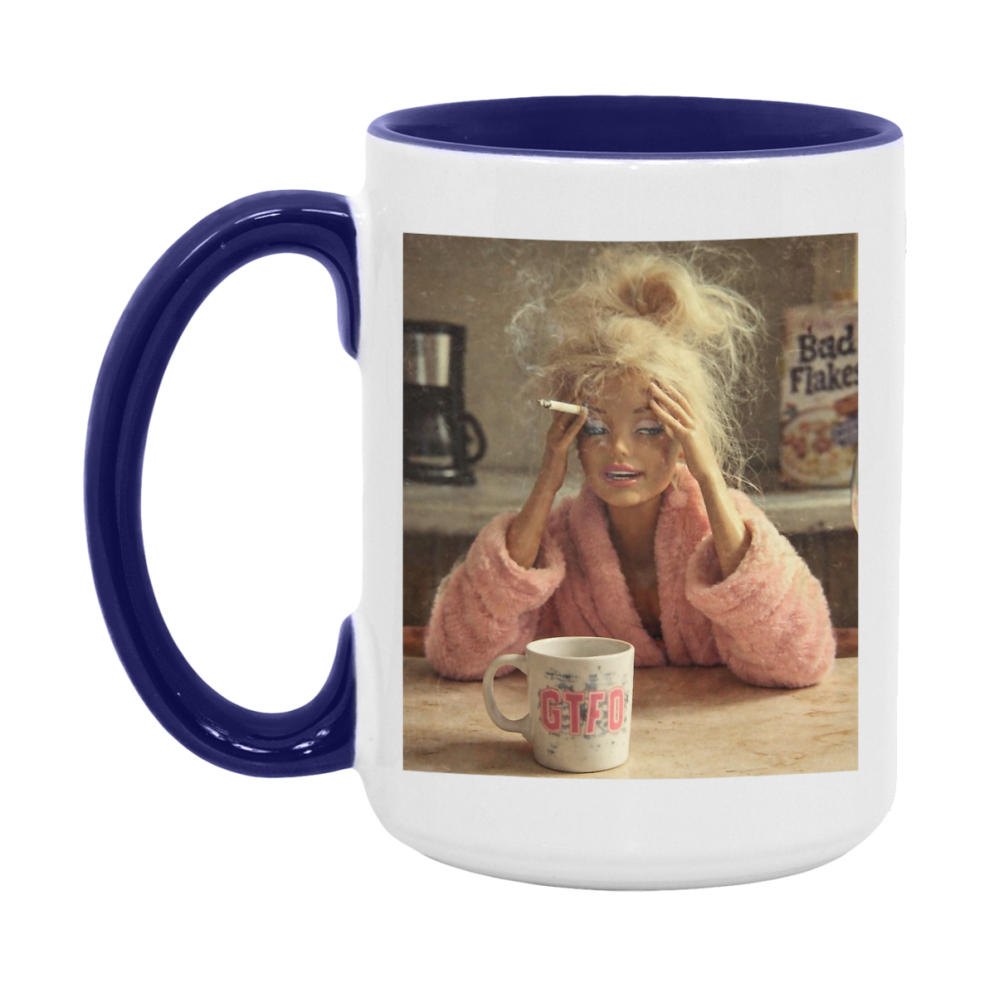 Disgusted Doll Face Mug, Funny Doll Face Meme Coffee Cup