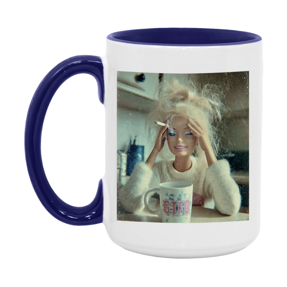 Disgusted Doll Face Mug, Funny Doll Face Meme Coffee Cup
