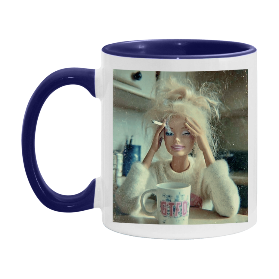 Disgusted Doll Face Mug, Funny Doll Face Meme Coffee Cup