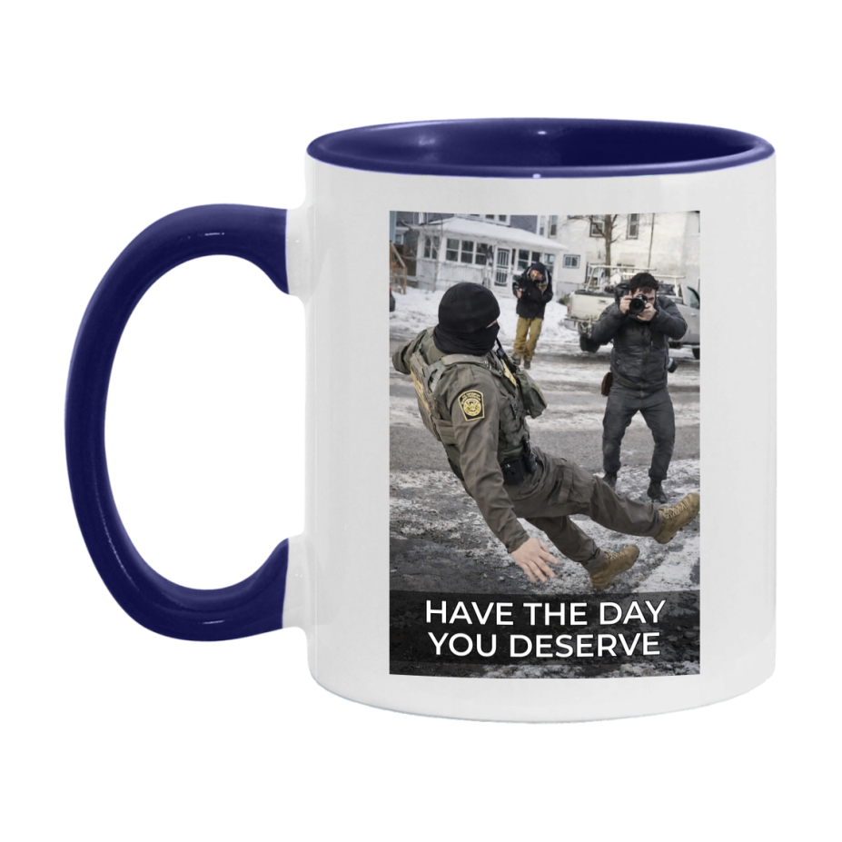 Viral Anti Ice Meme Mug, Pro Immigration Social Justice Coffee Mug