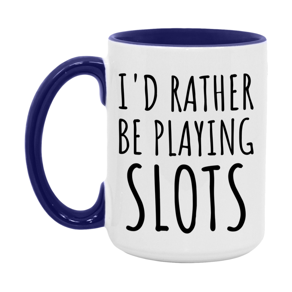 Casino Mug For Slots Players, Funny Slots Coffee Mug, 11Oz Or 15Oz Novelty Mug