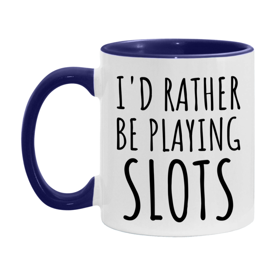 Casino Mug For Slots Players, Funny Slots Coffee Mug, 11Oz Or 15Oz Novelty Mug