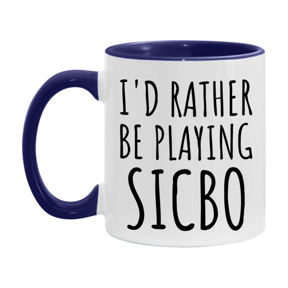 Casino Mug For Sicbo Players, Funny Sicbo Coffee Mug, 11Oz Or 15Oz Novelty Mug