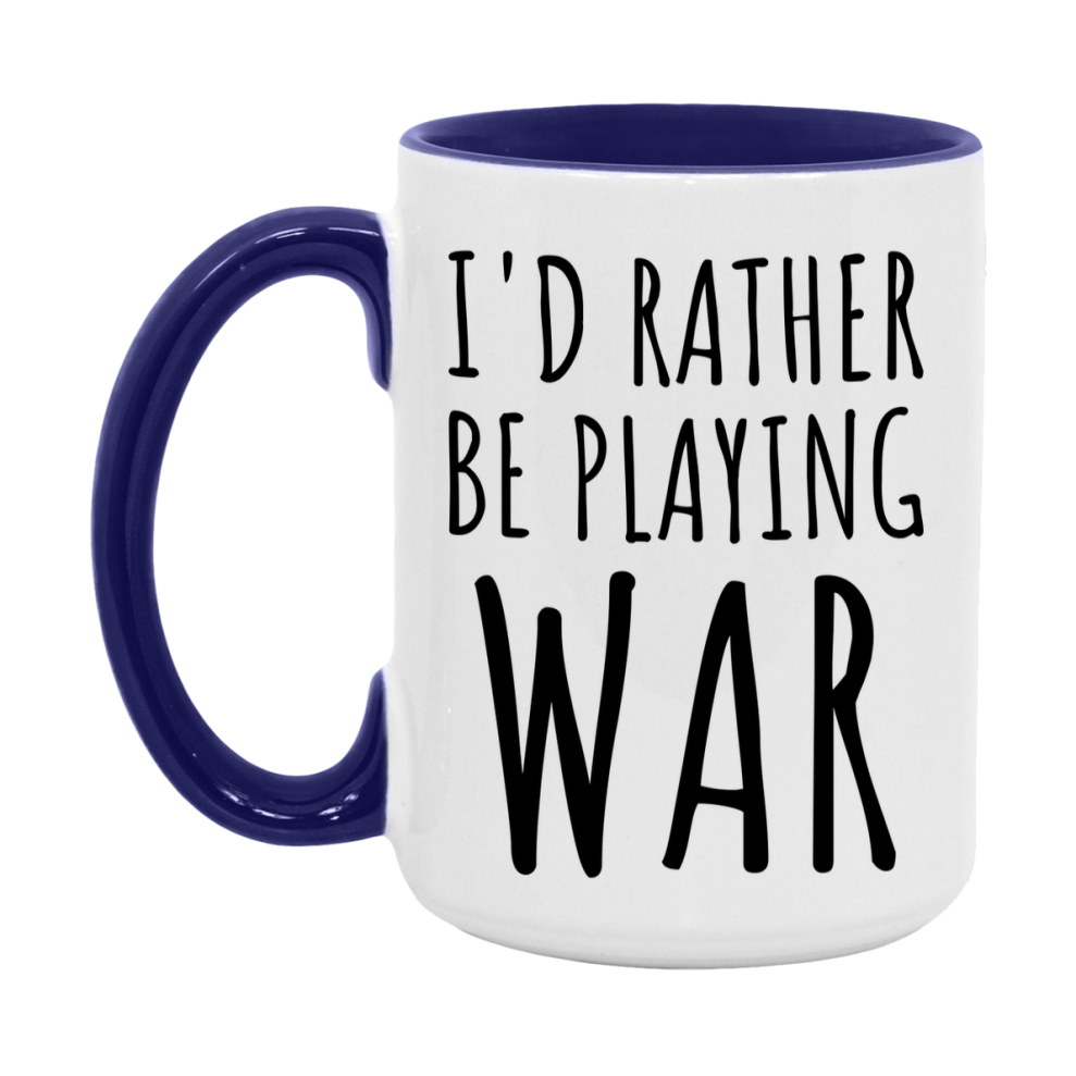 Casino Mug For War Players, Funny War Coffee Mug, 11Oz Or 15Oz Novelty Mug