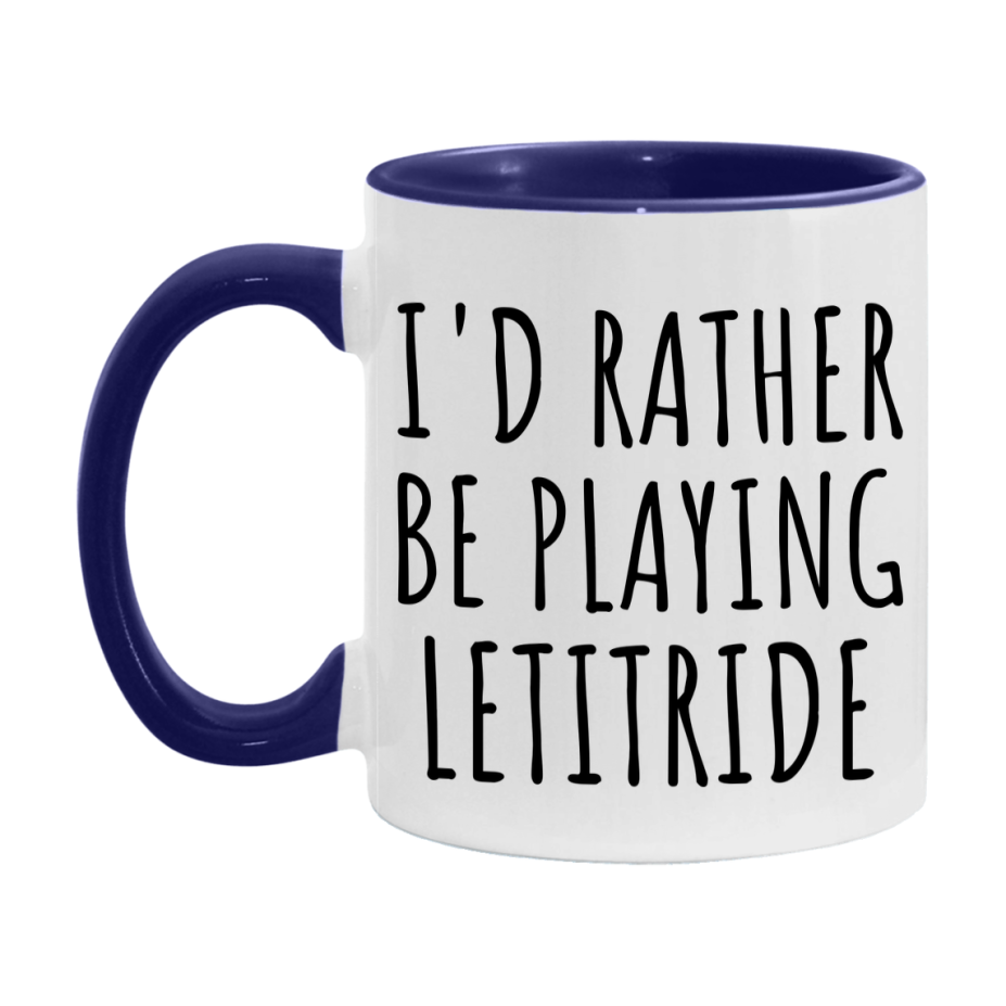 Casino Mug For Letitride Players, Funny Letitride Coffee Mug, 11Oz Or 15Oz Novelty Mug