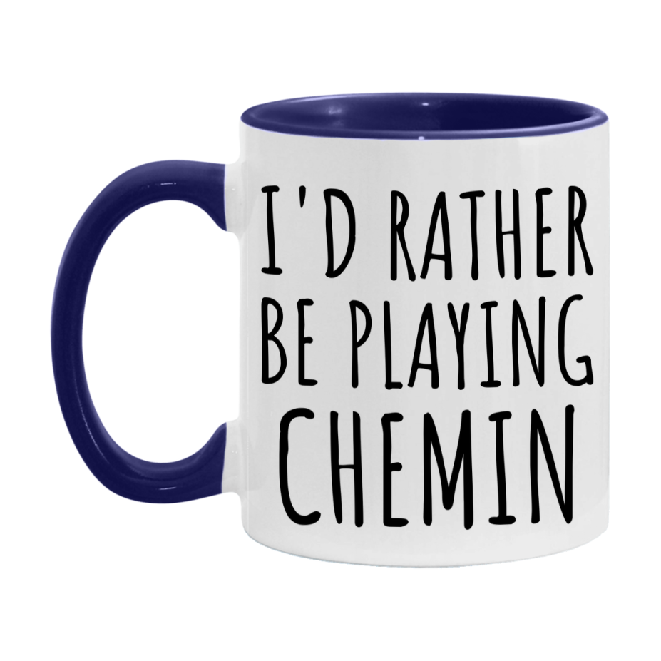 Casino Mug For Chemin Players, Funny Chemin Coffee Mug, 11Oz Or 15Oz Novelty Mug