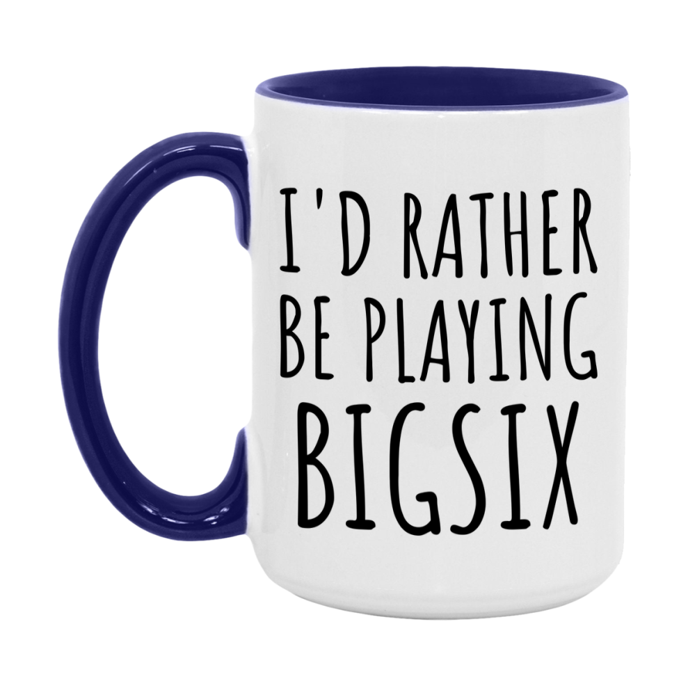 Casino Mug For Bigsix Players, Funny Bigsix Coffee Mug, 11Oz Or 15Oz Novelty Mug