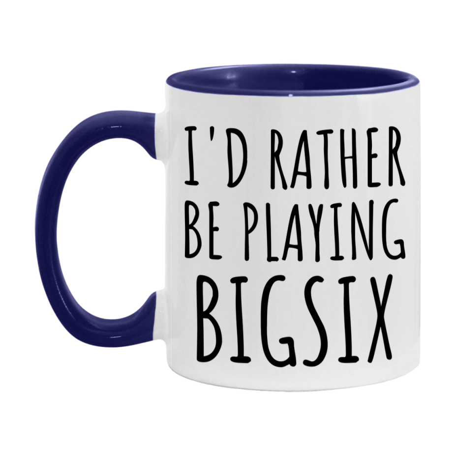 Casino Mug For Bigsix Players, Funny Bigsix Coffee Mug, 11Oz Or 15Oz Novelty Mug
