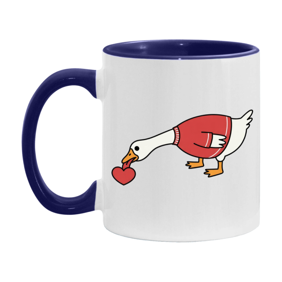 Silly Goose Mug, Silly Goose Valentine Mug, 11Oz Or 15Oz Ceramic Coffee Mug