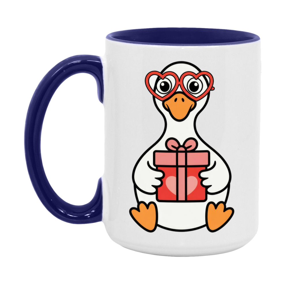 Silly Goose Mug, Silly Goose Valentine Mug, 11Oz Or 15Oz Ceramic Coffee Mug
