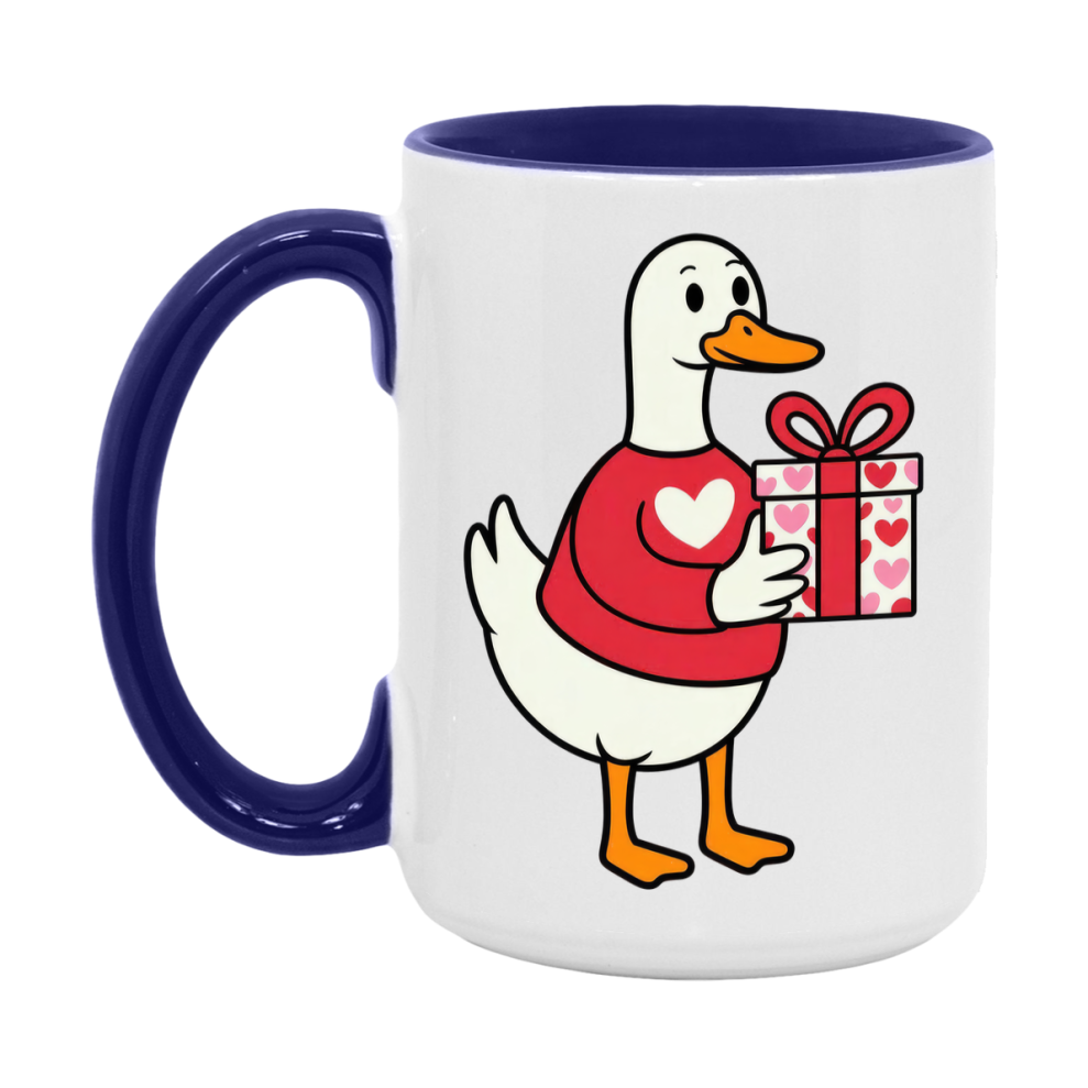 Silly Goose Mug, Silly Goose Valentine Mug, 11Oz Or 15Oz Ceramic Coffee Mug