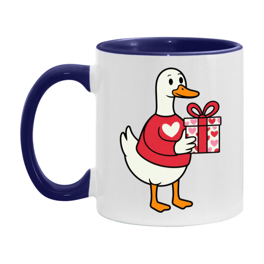 Silly Goose Mug, Silly Goose Valentine Mug, 11Oz Or 15Oz Ceramic Coffee Mug