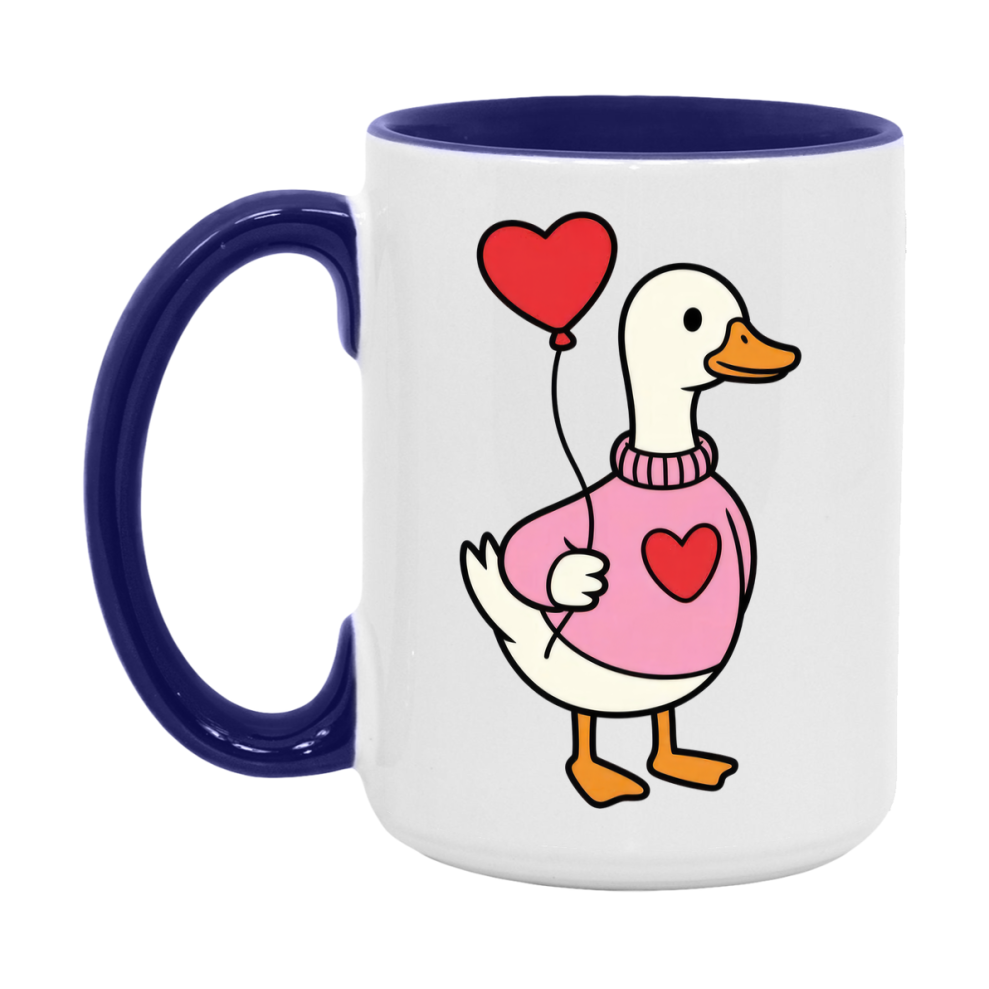 Silly Goose Mug, Silly Goose Valentine Mug, 11Oz Or 15Oz Ceramic Coffee Mug