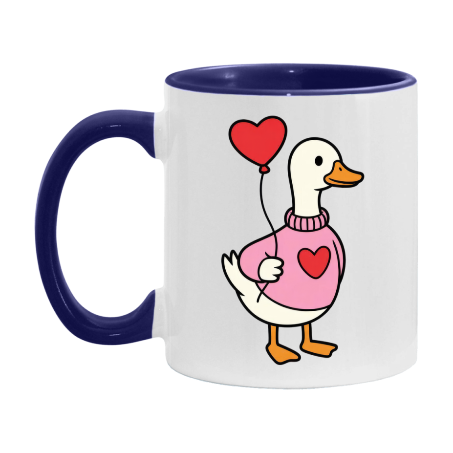 Silly Goose Mug, Silly Goose Valentine Mug, 11Oz Or 15Oz Ceramic Coffee Mug