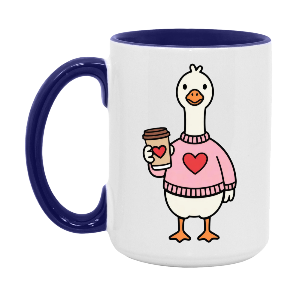 Silly Goose Mug, Silly Goose Valentine Mug, 11Oz Or 15Oz Ceramic Coffee Mug