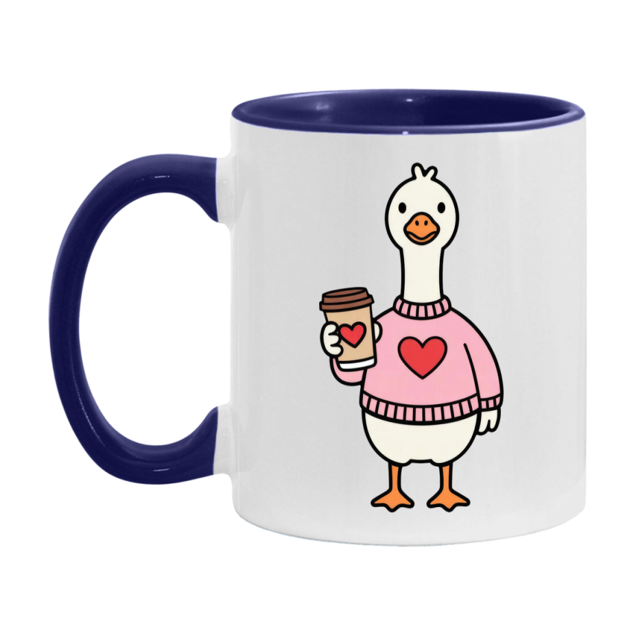 Silly Goose Mug, Silly Goose Valentine Mug, 11Oz Or 15Oz Ceramic Coffee Mug