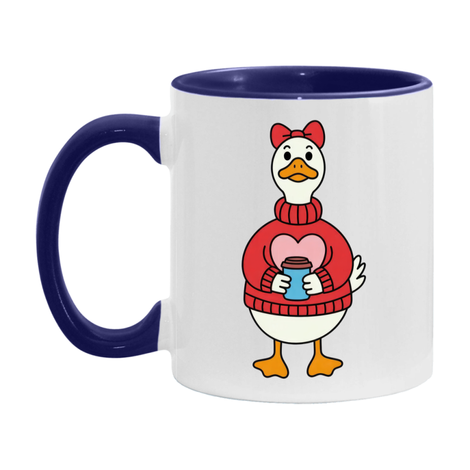 Silly Goose Mug, Silly Goose Valentine Mug, 11Oz Or 15Oz Ceramic Coffee Mug