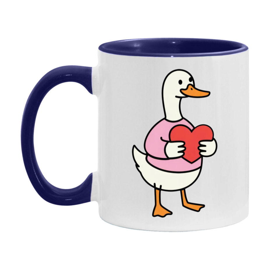 Silly Goose Mug, Silly Goose Valentine Mug, 11Oz Or 15Oz Ceramic Coffee Mug