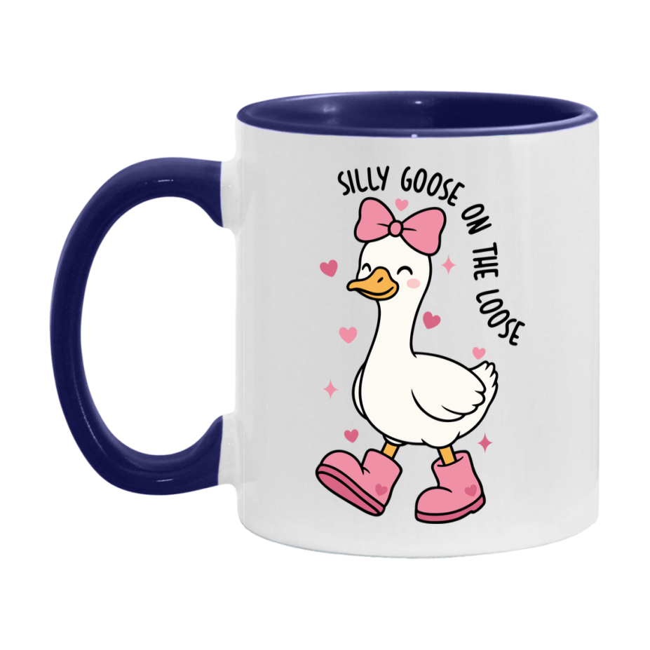 Silly Goose Mug, Silly Goose Valentine Mug, 11Oz Or 15Oz Ceramic Coffee Mug