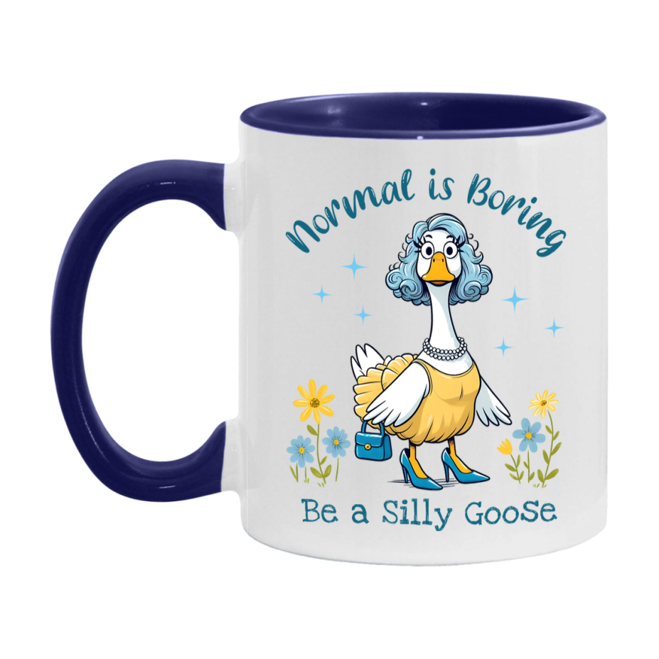 Silly Goose Mug, Funny Goose Coffee Mug, 11Oz Or 15Oz Ceramic Cup