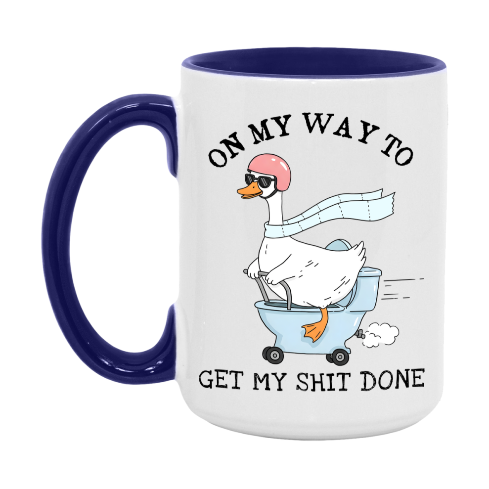 Silly Goose Mug, Funny Goose Coffee Mug, 11Oz Or 15Oz Ceramic Cup