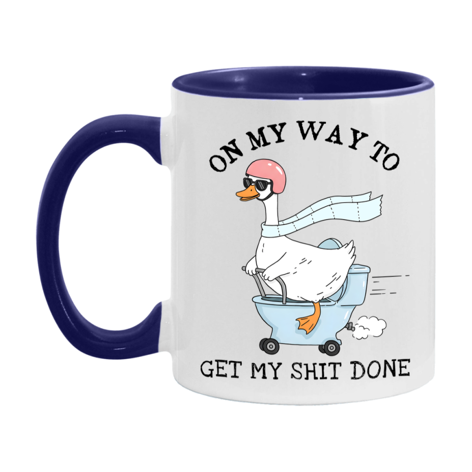 Silly Goose Mug, Funny Goose Coffee Mug, 11Oz Or 15Oz Ceramic Cup